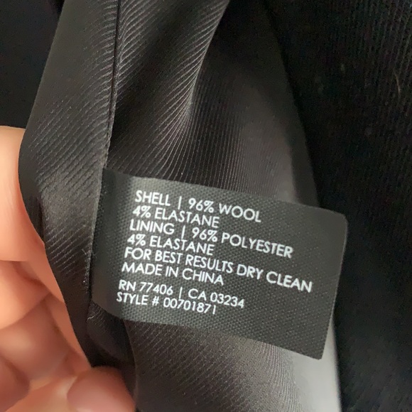 Club Monaco Collection Tailored Black Blazer - Picture 12 of 12